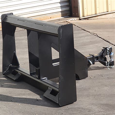 skid steer trailer spotter|Skid Steer Trailer Mover, Trailer Spotter Attachment.